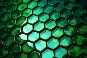 Abstract background hexagons glass pattern geometric crystals abstract photo