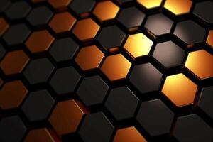 Abstract background hexagons glass pattern geometric crystals abstract photo