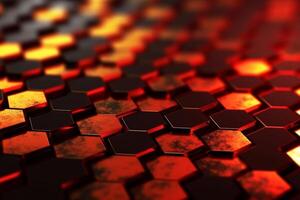 Abstract background hexagons glass pattern geometric crystals abstract photo