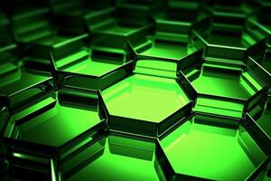 Abstract background hexagons glass pattern geometric crystals abstract photo