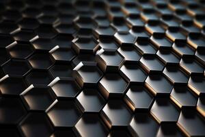 Abstract background hexagons glass pattern geometric crystals abstract photo