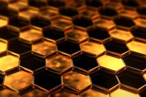 Abstract background hexagons glass pattern geometric crystals abstract photo