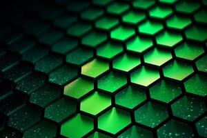Abstract background hexagons glass pattern geometric crystals abstract photo