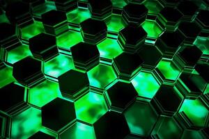 Abstract background hexagons glass pattern geometric crystals abstract photo