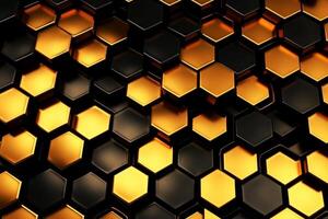 Abstract background hexagons glass pattern geometric crystals abstract photo