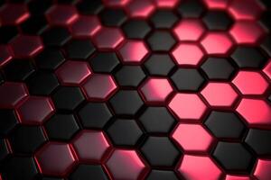 Abstract background hexagons glass pattern geometric crystals abstract photo