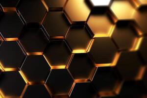 Abstract background hexagons glass pattern geometric crystals abstract photo