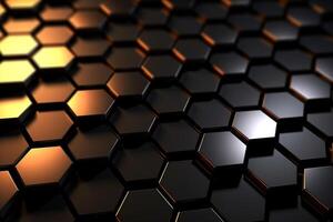 Abstract background hexagons glass pattern geometric crystals abstract photo