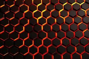 Abstract background hexagons glass pattern geometric crystals abstract photo