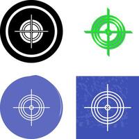 Unique Target Icon Design vector