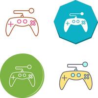 único juego de azar controlar icono diseño vector