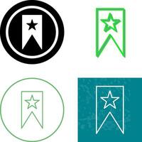 Unique Bookmarking Services Icon Design vector