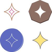 Unique Diamond Icon Design vector