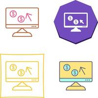 Unique Pay Per Click Icon Design vector