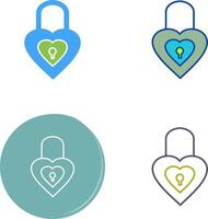 Unique Lock Icon Design vector