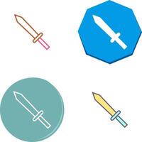 Unique Sword Icon Design vector