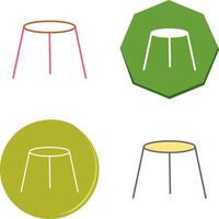 Unique Stool Icon Design vector