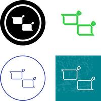 Unique Chatting Icon Design vector