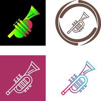 Trumpet Icon Design vector