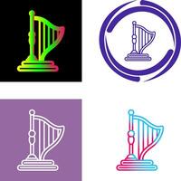 Harp Icon Design vector