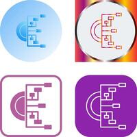 Flowchart Icon Design vector