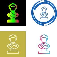 Statue Icon Design vector