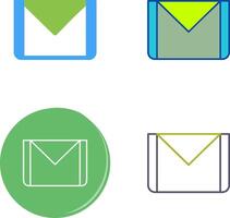 Unique Email Icon Design vector