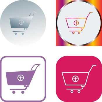 Unique Add more Icon Design vector