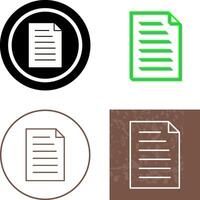 Unique Document Icon Design vector