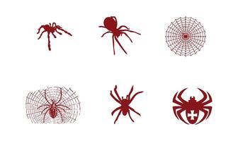 Aranea Spiders s Icon Set vector