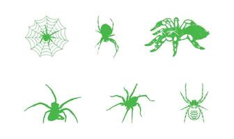 Aranea Spiders s Icon Set vector