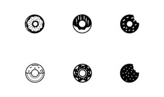 Donuts Icon Set vector