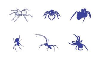 Aranea Spiders s Icon Set vector