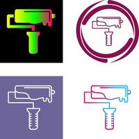 Roller Icon Design vector