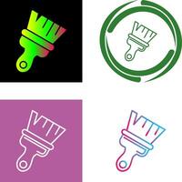 Paint Brush Icon Design vector