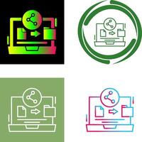 File Share Icon Design vector