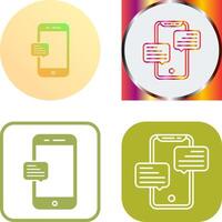 Chat Icon Design vector