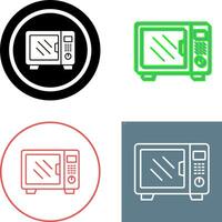 Microwave Icon Design vector