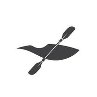 canoe logo template vector