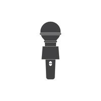 microphone icon template vector