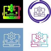 Laptop Icon Design vector