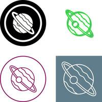 Planet Icon Design vector