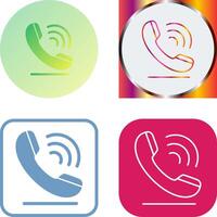 Phone Call Icon Design vector