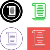 Document Icon Design vector