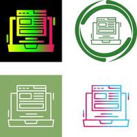 Layout Icon Design vector