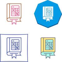 Mathematics Icon Design vector