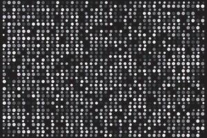 black and white polka dot pattern, seamless pattern background vector