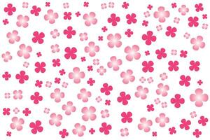 Mother's day pink summer flower pattern design vector