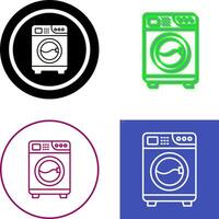 Washing Machine Icon Design vector