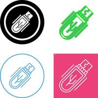 Usb Drive Icon Design vector